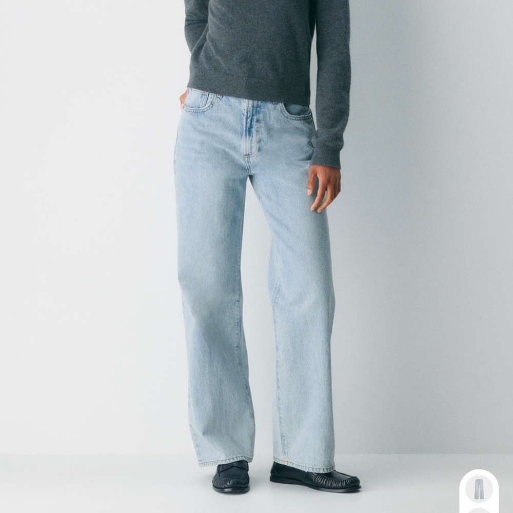 Aritiza Denim Forum The Farrah Hi-Rise Wide Jean